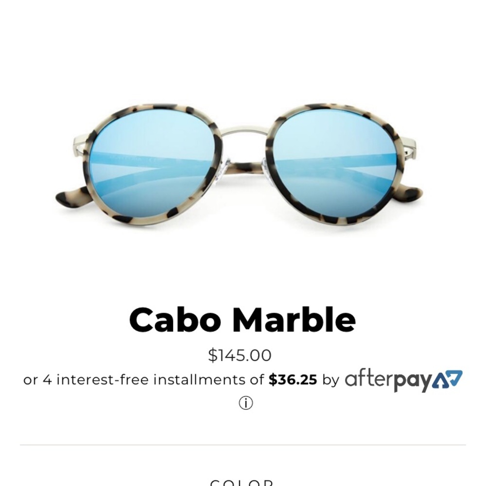 Maho Shades Cabo Marble Sunglasses